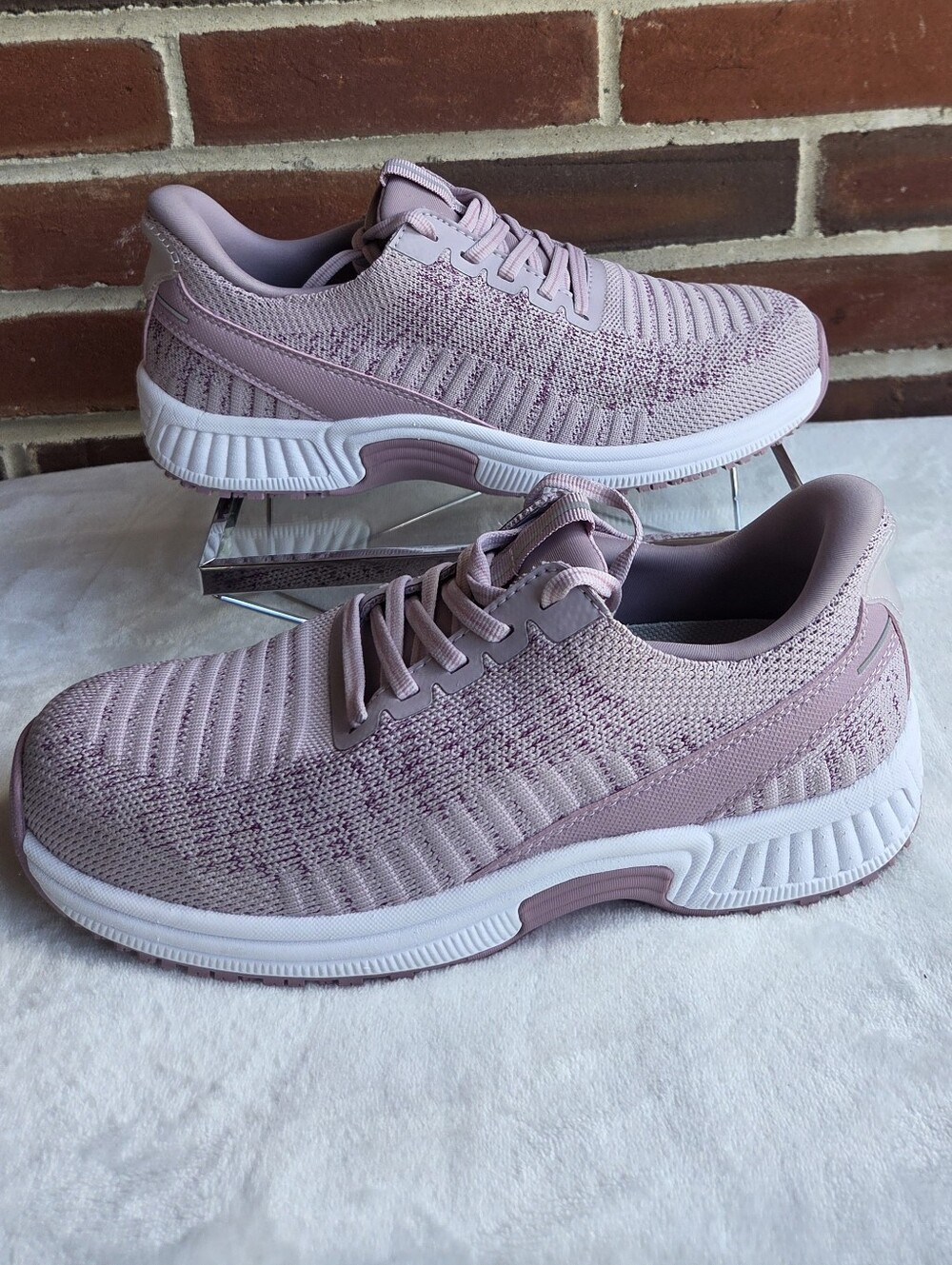 Orthofeet Kita Hands-Free Rose Walking Sneakers Women's US 9 Medium Comfort